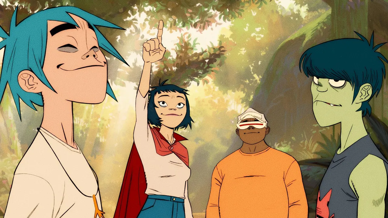 Gorillaz  The Mountain, The Moon Cave and The Sad God Ft. Dennis Hopper, Amaan, Ayaan Ali Bangash, Asha Puthli & Bobby Womack Mp3 Download